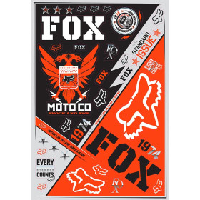 Planche de stickers FOX Covert