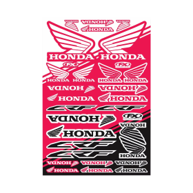 Planche de sickers Honda