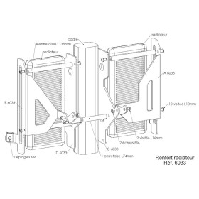 Protections de radiateurs Pour YAMAHA WR250F 2007-2009