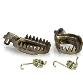 Repose-pieds en titane SCAR pour YAMAHA