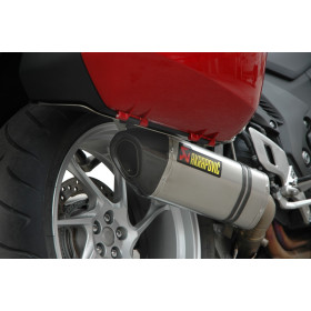 Silencieux adaptable SLIP-ON pour HONDA VFR 1200 F (2010) position basse Enveloppe TITANE