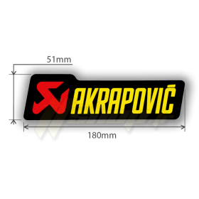 Sticker Akrapovic P-HST1AL