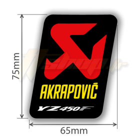 Sticker Akrapovic P-VST2ALYYZ4 pour YAMAHA YZ450F