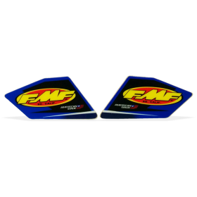 Sticker FMF bleu pour embout de pot.