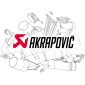 Kit réparation enveloppe Akrapovic pour Piaggio MP3 500/500 LT / HPE - 2008 à 2020