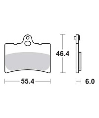 Plaquettes de frein SBS 126HF