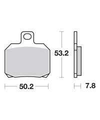 Plaquettes de frein SBS 157CT