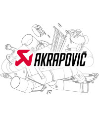 Embout / cône titane Akrapovic V-EC167