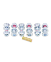 Kit boulons (6vis + 6 écrous) argent pour couronne