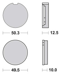 Plaquettes de frein SBS 503HF