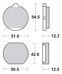 Plaquettes de frein SBS 510HF