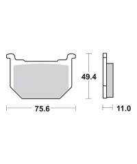Plaquettes de frein SBS 533HF