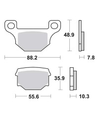 Plaquettes de frein SBS 585HF