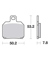 Plaquettes de frein SBS 730LS
