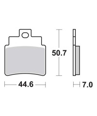 Plaquettes de frein SBS 775SI