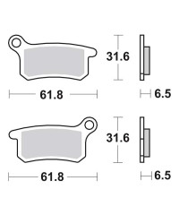 Plaquettes de frein SBS 783RSI