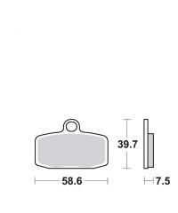 Plaquettes de frein SBS 885RSI
