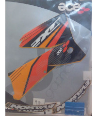 kit déco réservoir pour KTM EXC 2 temps TTES 2005/2007