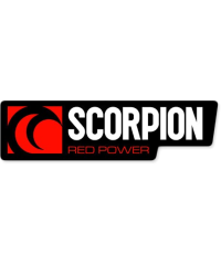 Autocollant Scorpion Red Power format paysage