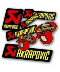 Autocollant sticker AKRAPOVIC 100% d'origine