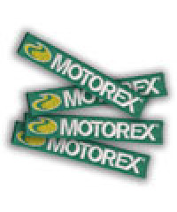 Badge Motorex à coudre 9cm x 1.5cm