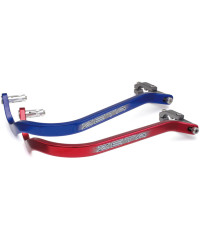 Barres de protection anodisées pour guidon diam. 22.2mm - ROUGE