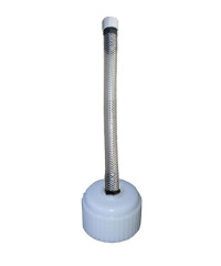 Bouchon standard avec tuyau souple tresse transparent pour bidon Tuff Jug