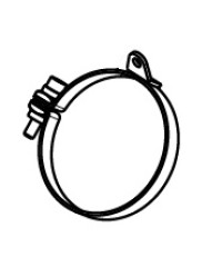 Collier de fixation Akrapovic P-R115