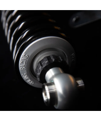 Vue latérale amortisseur Öhlins STX46 HD 517 Harley-Davidson Softail