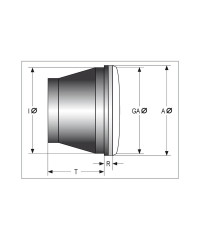 Insert de phare LED HIGHSIDER Pro Type 7 5"3/4