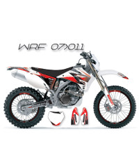 Kit déco WRF-WRF 250/450 07-11-Blanc-Fonds de plaques blancs