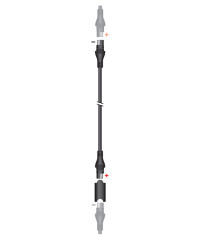 Accessoires pour chargeurs TECMATE Optimate et Accumate-Rallonge de charge SAE (4,6m) étanche O-23
