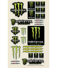 Planche de stickers MONSTER ENERGY