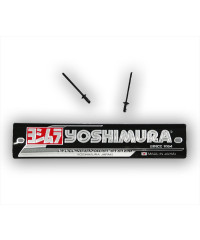 PLAQUE YOSHIMURA POUR POT D'ECHAPPEMENT TRI-OVALE ET ROND