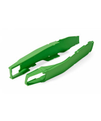 Protection plastique pour bras oscillant verte