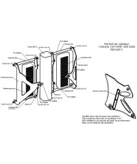 Protections de radiateurs Pour YAMAHA WR250F 2005-2006