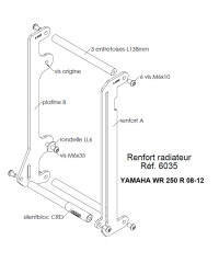 Protections de radiateurs Pour YAMAHA WR250R / WR250X 2008-2010