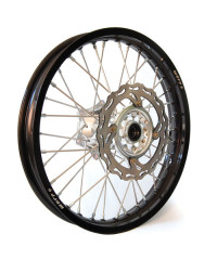 Roue arrière complète 19x2.15 jante noire moyeu alu pour YZF 250 02-08