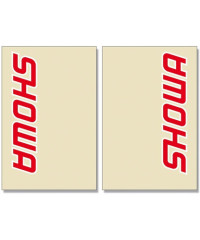 Stickers de tube de fourche SHOWA