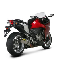 Silencieux adaptable SLIP-ON pour HONDA VFR 1200 F (2010) position basse Enveloppe TITANE
