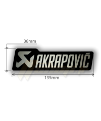 Sticker Akrapovic P-HST4ALMONO