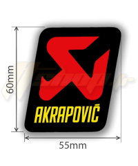 Autocollant Sticker Akrapovic OFF ROAD 55 x 60 en vinyle - P-VST3PO