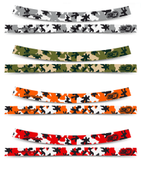 Kit stickers de roues camouflage