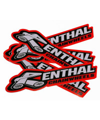 Pack de 5 stickers Renthal fluo