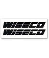 Stickers Wiseco Noir sur fond blanc - (la paire)