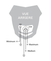 Plaque Phare Halogène H4