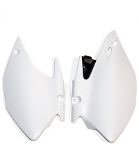 Plaques latérales YAMAHA WRF 250/450 09-13 - Blanc (la paire)