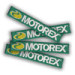 Badge Motorex à coudre 9cm x 1.5cm