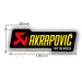 Autocollant Sticker Akrapovic ROAD SP SERIES 180 x 60 résistant à la chaleur - P-HST1ALSP 