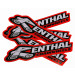 Pack de 5 stickers Renthal fluo